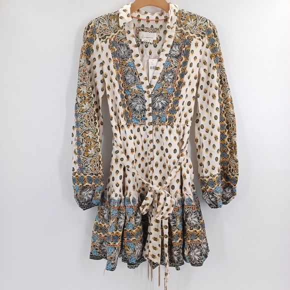Anthropologie Floral Mini Dress - Picture 3 of 14